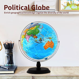 Globo Terrestre Illuminato <span class=keywords><strong>per</strong></span> <span class=keywords><strong>Adulti</strong></span> 720 ° /360 °   Globo Terrestre Luminoso Rotante Riscrivibile con Supporto, Mappa del Mondo <span class=keywords><strong>per</strong></span> Apprendimento Interattivo - Product Image 4