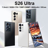Hochleistungs-Flaggschiff S26 Ultra 5G/4G Entsperrtes Smartphone 16GB+1TB 7,3 Zoll Deca-Core Android 14 72MP+108MP Kamera Dual-SIM