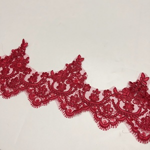Đa Màu sắc hoa thêu dây lưới ren <span class=keywords><strong>TRIM</strong></span> với sequins lt2568b - Product Image 4