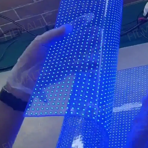 2024 marché chaud chine usine intérieur P4 P6 P8 P10 Led enrouler Flexible écran verre fenêtre doux Transparent LED cristal <span class=keywords><strong>Film</strong></span> - Product Image 2