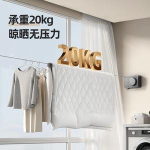 <span class=keywords><strong>Cuerda</strong></span> tensora de <span class=keywords><strong>tendedero</strong></span> oculta retráctil de alta calidad 4m más alta para balcón Material metálico de diseño Flexible multifuncional - Product Image 4