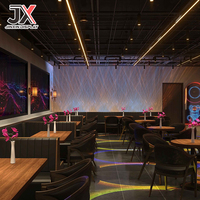 Solution de conception personnalisée pour complexe de divertissement de pub et restaurant, comptoir de bar de luxe, meubles de vitrine commerciale complète pour magasin