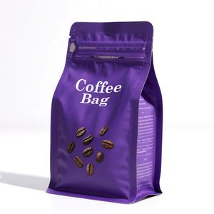 Bolsa de Embalaje de Aluminio Impresa Personalizada para Café en Polvo, 250g 500g 1kg 12oz, Reciclable, con Válvula, Cierre y Fondo Plano, OEM/ODM - Product Image 2