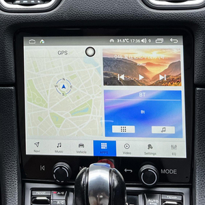 Pour Porsche 911/718/Boxster 12-22, lecteur multimédia de tableau de bord de voiture 8,4 pouces avec écran tactile Android OS, GPS, CarPlay et DVR - Product Image 2
