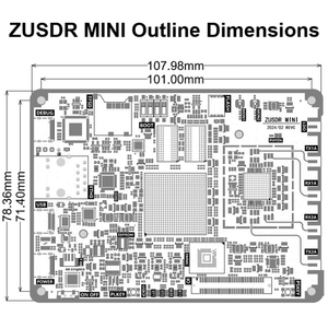 Kit de Desarrollo SDR ZUSDR MINI Basado en AD9361, Alternativa a FMCOMMS3 Compatible con Pluto para Comunicación por Radio Definida por Software - Product Image 2
