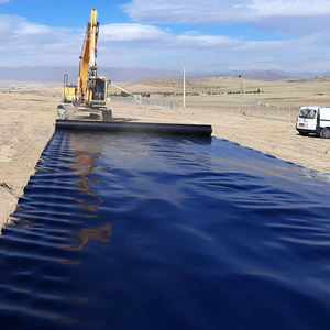 Géomembrane HDPE traitée anti-UV de 0,5 mm et 0,75 mm pour bassin à poissons, revêtement de sol, drainage inférieur, lagune, barrage de rivière - Product Image 6
