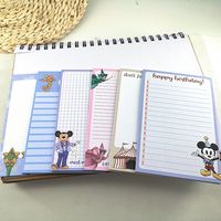 Bloc-notes en papier washi personnalisé avec logo d'animaux mignons, autocollant, couleur CMYK, fournitures scolaires