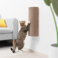 Gratte-chat en papier ondulé Post Scratcher mural pour chat Scratcher de meubles pour chats
