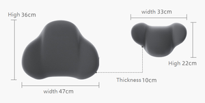 Coussin de repose-tête de siège de voiture, coussin de soutien de cou de voiture en mousse à mémoire de forme, coussin de soutien de cou respirant - Product Image 5