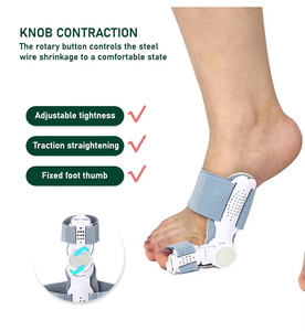 Corrector Ortopédico Ajustable para Juanetes con Perilla Giratoria, <span class=keywords><strong>Férula</strong></span> Nocturna Flexible para Hallux Valgus, Plantillas Deportivas Cómodas - Product Image 5