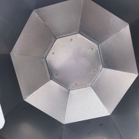 Mélangeur alimentaire en acier inoxydable de qualité industrielle, mélangeur à tambour octogonal, mélangeur d'assaisonnements alimentaires, machine à assaisonner les chips de pommes de terre