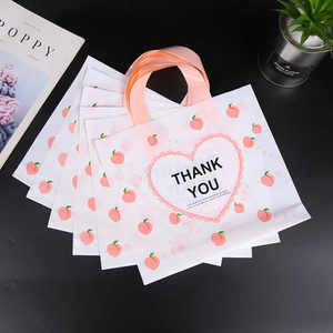 Sacchetti di Plastica Personalizzati con Stampa, Spessi e Resistenti, con Manici a Cappio e <span class=keywords><strong>Fondo</strong></span> Quadrato <span class=keywords><strong>per</strong></span> Confezionamento in Negozi di Abbigliamento - Product Image 4