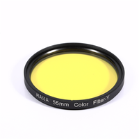 Accessoires pour appareil photo numérique Massa, kit d'objectifs universels en corail, anneaux en alliage d'aluminium et résine, 58 mm, 67 mm, orange, jaune, filtre couleur complet