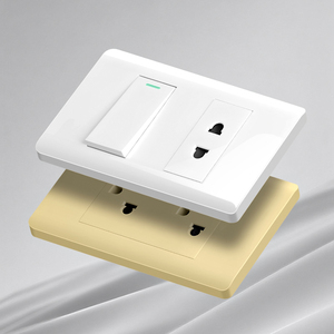 Interruttore e Presa <span class=keywords><strong>a</strong></span> Muro Retrò Impermeabile per Venezuela, Perù, Bolivia con 2 Prese, 2 Interruttori, 2 Porte USB-<span class=keywords><strong>A</strong></span> e 2 Porte USB-<span class=keywords><strong>C</strong></span> - Product Image 3