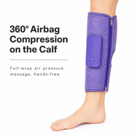 Pemijat Kaki 360 Derajat Full Wrap Nirkabel dengan Kompresi Udara, Pemanas, 3 Mode, Baterai Isi Ulang