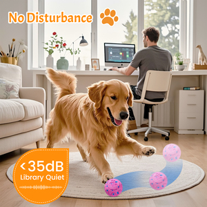 Fabricant chinois de balles à mâ<span class=keywords><strong>cher</strong></span> pour chiens en plastique PU durable, jouet de luxe en peluche douce pour le nettoyage des dents et l'entraînement, rechargeable et écologique - Product Image 5
