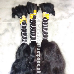 ผมดิบเป็นลอนธรรมชาติมีคุณภาพดีมากผมแท้แบบเรมี่ไม่มีเหาและถั่วคุณภาพดีที่สุดสำหรับผมนุ่มจากอินเดีย - Product Image 3