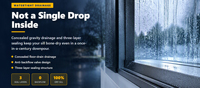 Ventana Corredera de Aluminio con Doble Acristalamiento Insonorizado, 3 Rieles, Rotura de Puente Térmico
