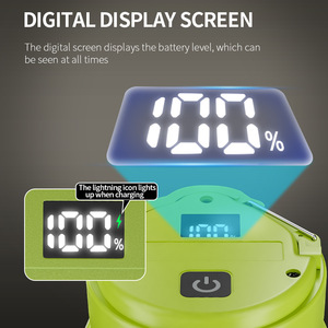 Camping Lantern Rechargeable 1500mAh Battery Foldable 90 Degree Multi Functional Outdoor Hiking Tent Light - Product Image 3