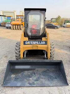 Nouvel arrivage Chargeur original Caterpillar <span class=keywords><strong>Cat</strong></span> 246b Mini chargeuse sur pneus d'occasion Prix bon marché Chargeur compact <span class=keywords><strong>CAT</strong></span> 246 d'occasion - Product Image 4