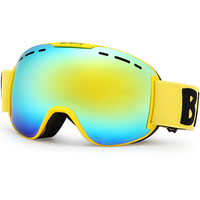 Lunettes de ski pour adultes, directement de l'usine, UV400, anti-buée, lunettes de snowboard, coupe-vent, anti-poussière, lunettes de neige SNOW-4848
