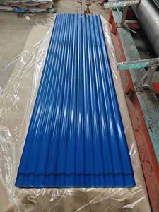 Tôle de toiture en acier galvanisé ondulé en zinc PPGI, prix de la tôle de toiture en fer, couleur de jardin, acier galvanisé ondulé - Product Image 3