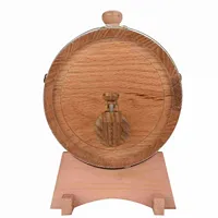 Fûts à vin en chêne vintage avec support, accessoires de brassage maison pour vin, brandy, whisky, tequila