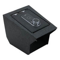 Caja fuerte de consola de lujo para BMW X6 Kits interiores de alta calidad Caja de bloqueo de consola central de acero y metal