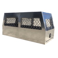 Plateau de camionnette en aluminium plat durable 1780x700Lx850Hmm, boîte à outils, boîte de rangement pour chiens, pour voitures