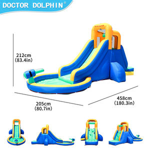 Docteur Dauphin Offre Spéciale <span class=keywords><strong>Vacances</strong></span> d'été Fête en plein air Moonwalk Combo Jumping House Château de rebond gonflable pour les enfants - Product Image 2