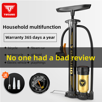 TOSUOD High-Pressure Portable Air Hose Electric Bike Inflator for Home Use Universal Bicycle Pump