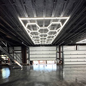 Nhanh chóng vận chuyển hình lục giác đèn <span class=keywords><strong>Led</strong></span> tổ ong ánh sáng Trần cho showroom 4S hội thảo xe chi tiết cửa hàng 14 lưới hệ thống - Product Image 3