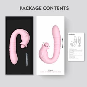 NOUVEAU Vibrateur détachable 4 en 1, rotatif et télescopique, stimulateur de point G, vibromasseur pour femmes, jouet sexuel - Product Image 1