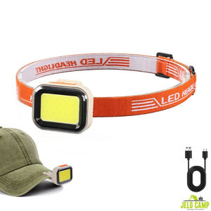 Torche frontale LED super lumineuse en plein air, autres équipements <span class=keywords><strong>de</strong></span> camping, rechargeable par USB, lampe à pince réglable à 180 °. - Product Image 1