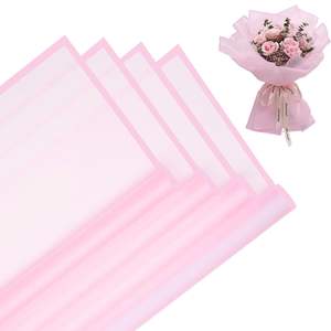 Papel de Envolver Flores Impermeable con Bordes Nuevos al por Mayor, Suministros para Floristas, Papel de Envolver Ramos Florales Coreanos - Product Image 1