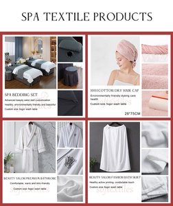 Peignoirs de luxe ou serviettes de spa personnalisables avec logo, <span class=keywords><strong>serviette</strong></span> enveloppante de spa, <span class=keywords><strong>serviette</strong></span> en <span class=keywords><strong>microfibre</strong></span> blanche, peignoir de lit pour salon de coiffure et spa - Product Image 6
