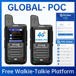 4G Full-Band Tweeweg Radio Mini Simkaart Globaal-Intercom Telefoon Ham Walkie Talkie Lange Afstand 5000Km Paar (Geen Kosten) Plartfrom - Product Image 2