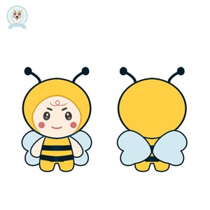 Jouets en peluche personnalisés en forme d'abeille kawaii de haute qualité, conformes aux normes CE et ASTM, vente en gros d'usine pour enfants - Product Image 6