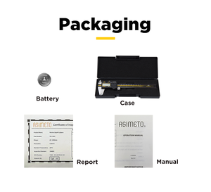 Calibre numérique ASIMETO à très longue portée, capacité 0-1000 mm, avec système d'origine ABS, pour la construction navale - Product Image 6