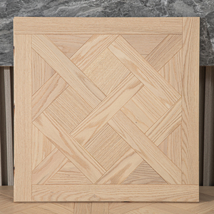 Parquet Versailles en teck multicouche 12 mm, résistant à l'usure, 9 couches, laqué UV, grade ABC, pour hall, style Farmhouse - Product Image 2