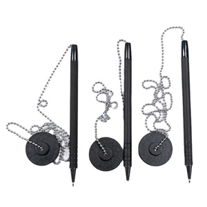 Bolígrafo de Metal con Cadena de Plástico, Bolígrafo Publicitario para Negocios, Bancos, Escritorios, Hoteles, Bolígrafo Promocional de Marca para Mostrador con Logotipo - Product Image 4