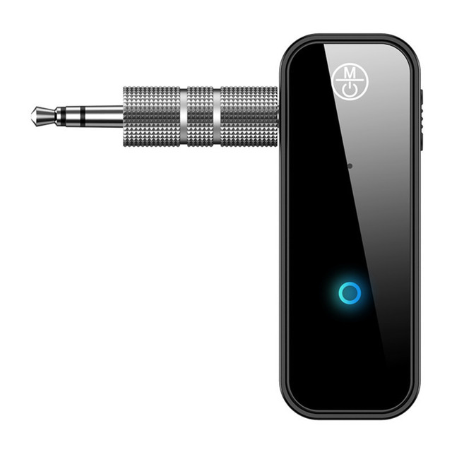 PIX-LINK Bluetooth 5.1 Aux Adapter Wireless Car Bluetooth Receiver USB to 3.5mm Jack Audio Music Mic Adapter for Car Speaker
