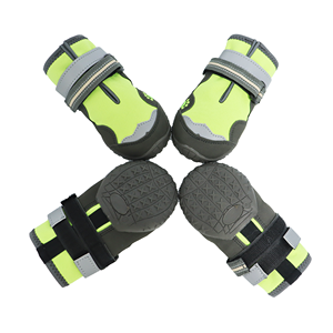 Bottes d'hiver <span class=keywords><strong>pour</strong></span> chiens avec broderie à griffes Chaussures résistantes antidérapantes et imperméables <span class=keywords><strong>pour</strong></span> chiens Bandes réfléchissantes Motif imprimé - Product Image 5