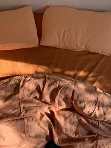 ชุดเครื่องนอนผ้าลินินเนื้อหนา4ชิ้นชุดเครื่องนอนผ้าลินินฝรั่งเศส100% ลายหิน - Product Image 6