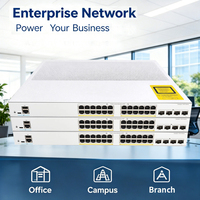 Switch Jaringan Terkelola Seri C1200 dengan 24x10/100/1000 Gigabit PoE+ Ethernet 4x1G SFP Uplink C1200-24T-4G C1200-24P-4G