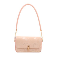 Sac à main tendance en PU avec chaîne épaisse, petit sac fourre-tout à bandoulière pour femmes, sac à main à la mode pour dames