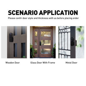 <span class=keywords><strong>R5</strong></span> kunci pintar keamanan rumah kunci jarak jauh kunci kartu kata sandi TTLock Elektronik Aplikasi Tuya kunci pintu pintar sidik jari - Product Image 6