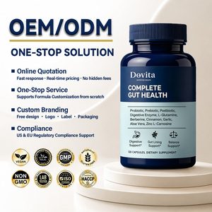 Capsules de Probiotiques Multi-Souches Haute Puissance 60 Milliards de UFC à Marque Blanche pour la Santé Digestive, Sans OGM, Vente en Gros OEM en Vrac - Product Image 1