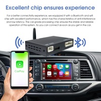 Adaptateur multimédia sans fil Android Auto Carplay Rhythm, Google Maps, boîte intelligente pour Toyota 2014-2019, kit de rétrofit Carplay