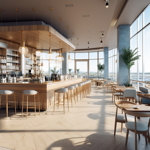 Mostrador de café comercial moderno Lux, diseño de muebles de cafetería, muebles de restaurante, diseño de interiores de cafetería - Product Image 5